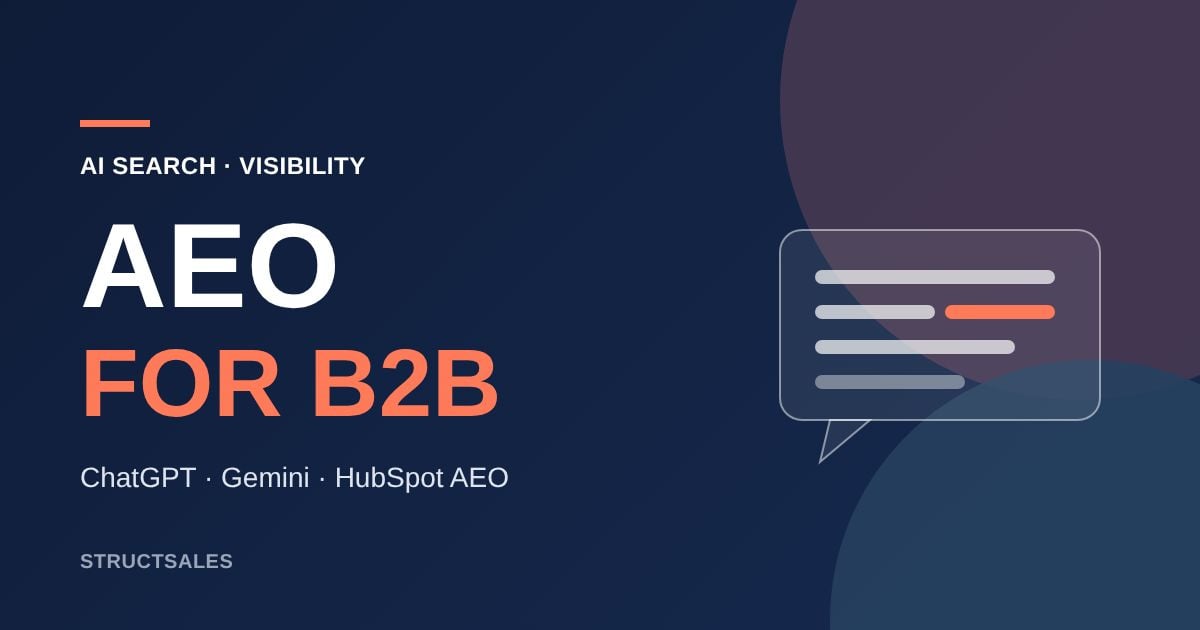 AEO för B2B